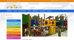 Desktop Screenshot of jateknap.hu